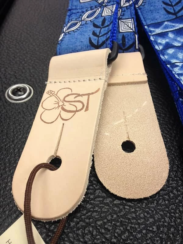 Cheapest 💯 Empire Guitars Sherrin's Threads Ocean Tapa 1.5" Ukulele Strap *Free Shipping In The USA* Accessories 🌟 4 Empire Guitars Sherrin's Threads Ocean Tapa 1.5" Ukulele Strap *Free Shipping In The USA* Accessories