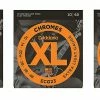 Empire Guitars Accessories D'Addario ECG23 XL Chromes Flatwound Electric Guitar Strings 10-48 3 Packs *Free Shipping In USA*