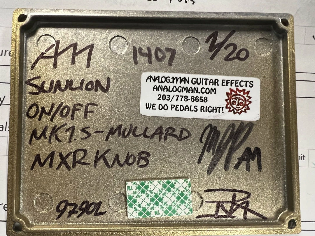 Outlet ๐ Analogman SunLion Fuzz Used Effects ๐ 5 Analogman SunLion Fuzz Used Effects