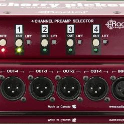 Accessories Radial Cherry Picker 4 Channel Preamp Selector *Free Shipping In The USA*