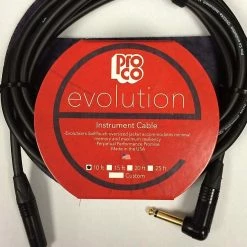 Empire Guitars Pro Co Evolution EVLGCLN-10 Instrument Cable 10 Ft Angle/Straight *Free Shipping In The USA*