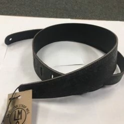Empire Guitars Accessories LM Products LS-2304T BK Black Western Tooled Guitar Strap *Free Shipping In The USA*